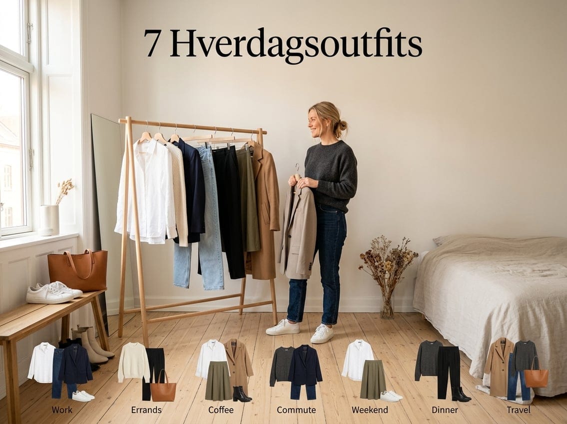 Sådan får du syv hverdagsoutfits ud af færre dele